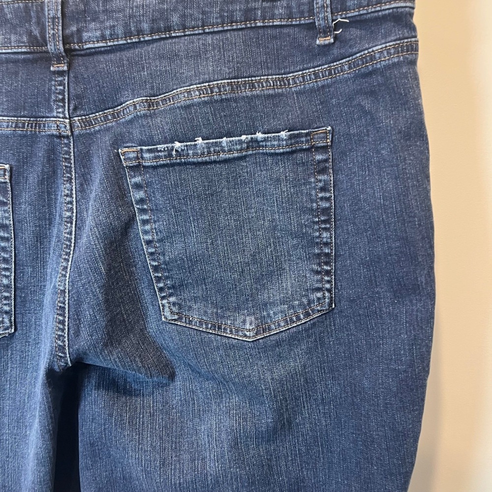 Maurices Womens Jeans‎ High Rise 90s Taper Dark Wash Blue 22W - Picture 4 of 7